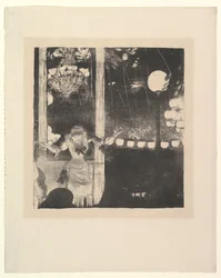 Mlle Bécat al Café des Ambassadeurs, Parigi, 1877-78