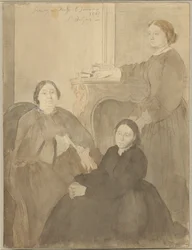 Mme. Michel Musson e le sue figlie, Estelle e Désirée