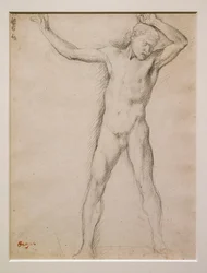 Volto nudo, braccia alzate, circa 1859-1861