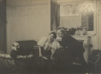 Paul Poujaud, Mme. Arthur Fontaine e Degas, 1895