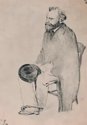 Ritratto di Manet seduto, c. 1865, 1946