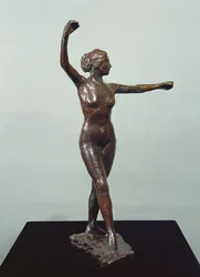 Preparazione per la danza, piede destro in avanti