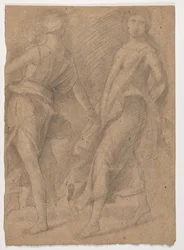 Studio dopo Andrea Mantegna, "Parnaso"