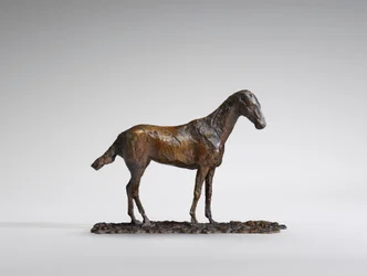 Studio di un Mustang, cera originale anni 1860, fuso entro il 1921