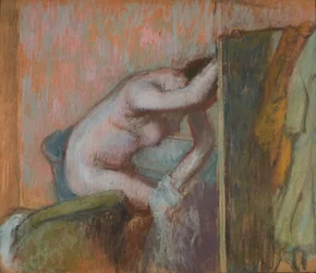 Toilette dopo il bagno, c.1888