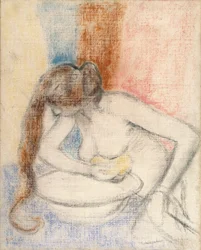 Donna che fa il bagno, c.1897
