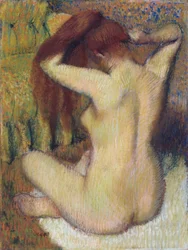 Donna che si pettina, ca. 1888-90