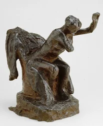 Donna seduta in poltrona, modellata c. 1903 fusa 191921