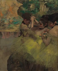 Ballerine gialle dietro le quinte, 1874-76