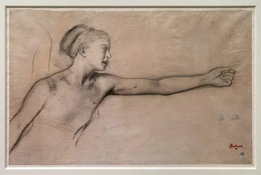 Giovane ragazza spartana, studio per “Piccole ragazze spartane che provocano i ragazzi”. Intorno al 1860-1862.
