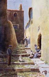 Spagna settentrionale: Caceres, Calle de la Cuesta de Aldana
