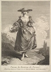 Contadina di Ferrara, 1734