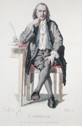 Ritratto di Pierre Corneille (1606-84), frontespizio per un