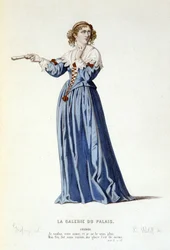 Il personaggio di Celidee nella commedia La galerie du palais ou l