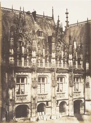 Frammento del Palazzo di Giustizia, Rouen, 1852-54