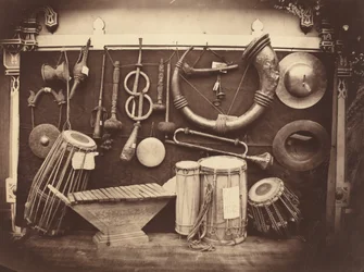 Natura morta di strumenti musicali, c. 1863 (foto)