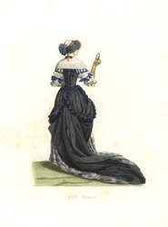Donna in costume da città