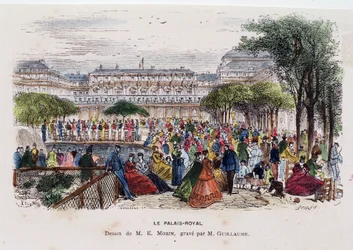 Il Palazzo Reale - disegno di Morin