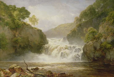 Cascate nel fiume Clyde, Corrie Lynn, Scozia