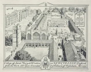 Il Collegio di Santa Maria de Winton o New College, 1928