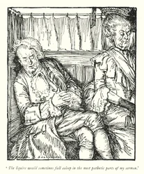 Illustrazione per Il vicario di Wakefield di Oliver Goldsmith