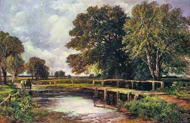 Il guado, 1890