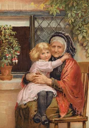 "Cara vecchia nonna!" (incisione)