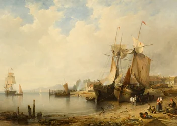 Bassa marea: Dundee da Broughty Ferry