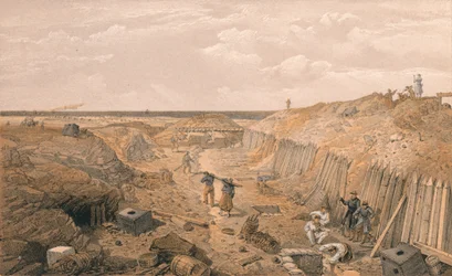 Fossato del Bastione Du Mat, 1856