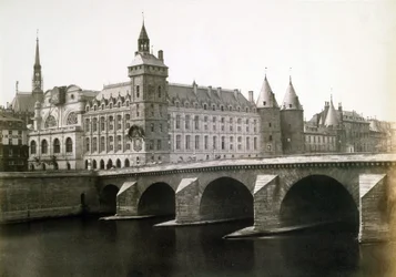 La "Conciergerie" e il "pont au Change", c. 1854
