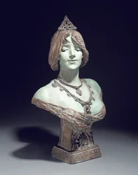 Busto modellato come Sarah Bernhardt, Exposition Universelle, Parigi