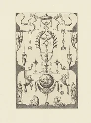 [Disegno da un dipinto antico]