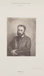 Ritratto di Paul Chenavard, dalla serie "Histoire des Artistes Vivants".