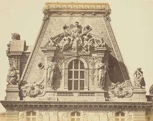 [Il tetto del Padiglione Turgot, Louvre, Parigi]