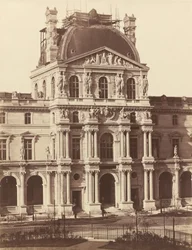 Veduta del Louvre, 1855-1857