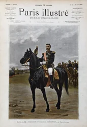 Ritratto equestre del Generale Georges Boulanger (1837-1891), politico "dopo Edouard Debat Ponsan (Debat-Ponsan)