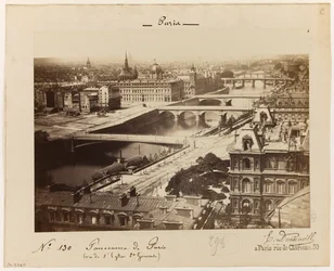 Veduta di Parigi, 1865-1900 circa (foto)