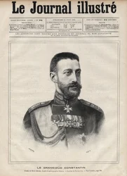 Ritratto del Granduca Costantino Nikolaievich di Russia