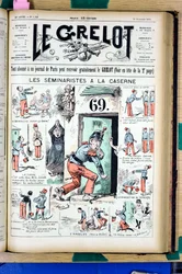 Copertina di "Il Grelot", numero 1025, Satirico a Colori