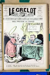 Copertina di Le Grelot, numero 1478, satirico a colori