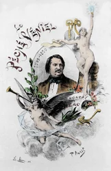 Frontespizio di "Il peccato veniale" di Honoré de Balzac. Illustrazione di Paul Avril (1843-1928) del 1901.