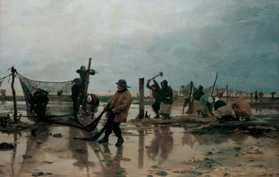 Fissando le reti, 1885