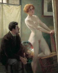 Atelier del pittore, 1885