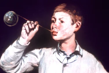 Ragazzo che Soffia Bolle, (dettaglio), 1867