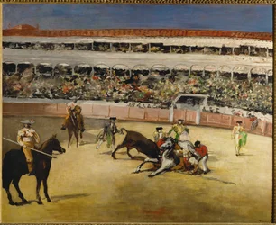 Corrida (olio su tela)