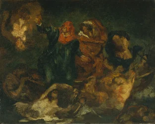 Copia dopo La Barca di Dante di Delacroix, ca. 1859