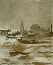 Effetto della neve a Petit-Montrouge, 1870