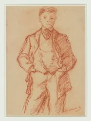 Ritratto di Léon Koëlla-Leenhoff, circa 1868