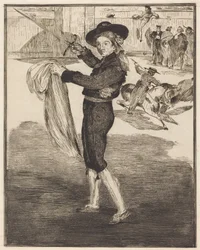 Mlle. Victorine in costume da «Espada» (L