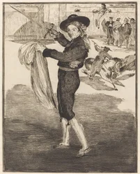 Mlle. Victorine in costume di espada